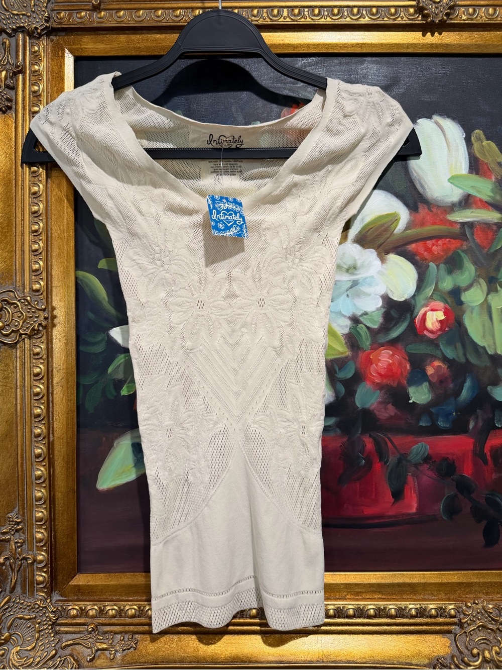 Free People Intimately Cream Top